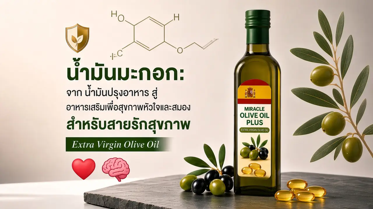 Olive Oil: From “Cooking Oil” to “Heart and Brain Health Supplement for Health Enthusiasts”
