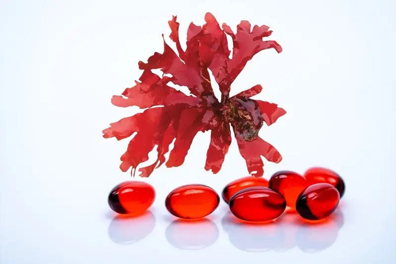 Astaxanthin for eyes and skin