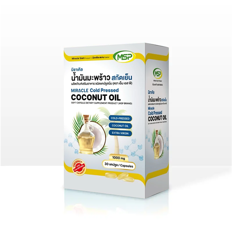 MIRACLE COLD PRESSED COCONUT OIL